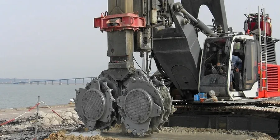 Imagen ilustrativa de Deep soil mixing en San Sebastian